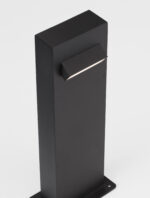 Stalp pitic (bollard) Zelda 6W 3000K, Negru si Aluminiu Nova Luce