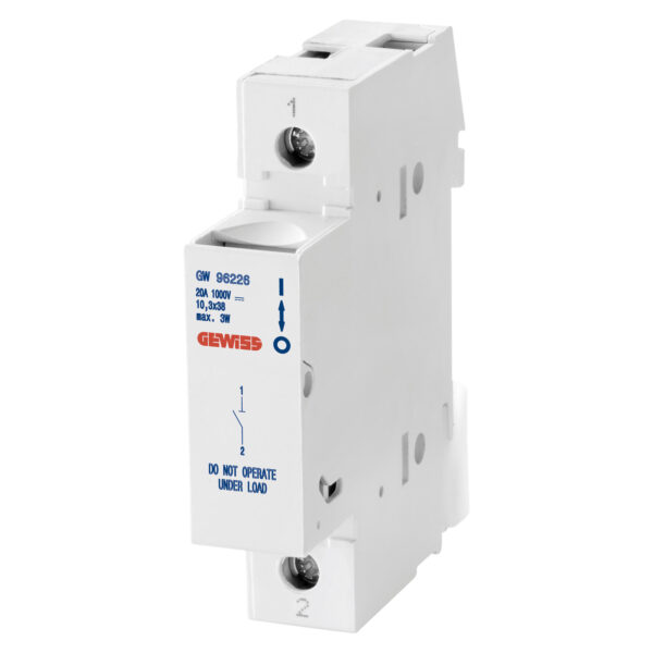 Suport Sigurante Deconectabil - 1P 10.3X38 1000V DC 20A - 1 Modul