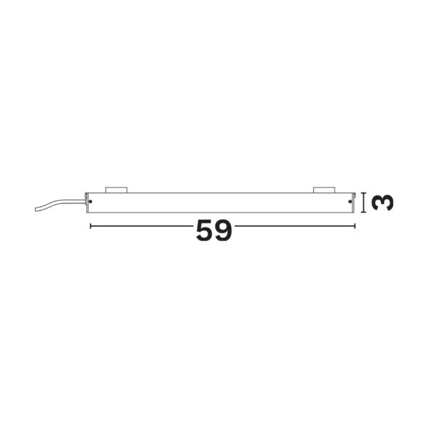 Sursa de alimentare Uprail 250W, Negru si Aluminiu Nova Luce