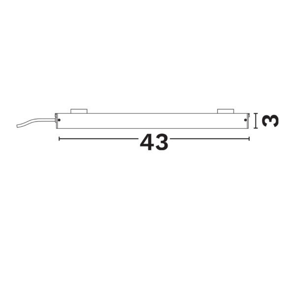 Sursa de alimentare Uprail 250W, Negru si Aluminiu Nova Luce
