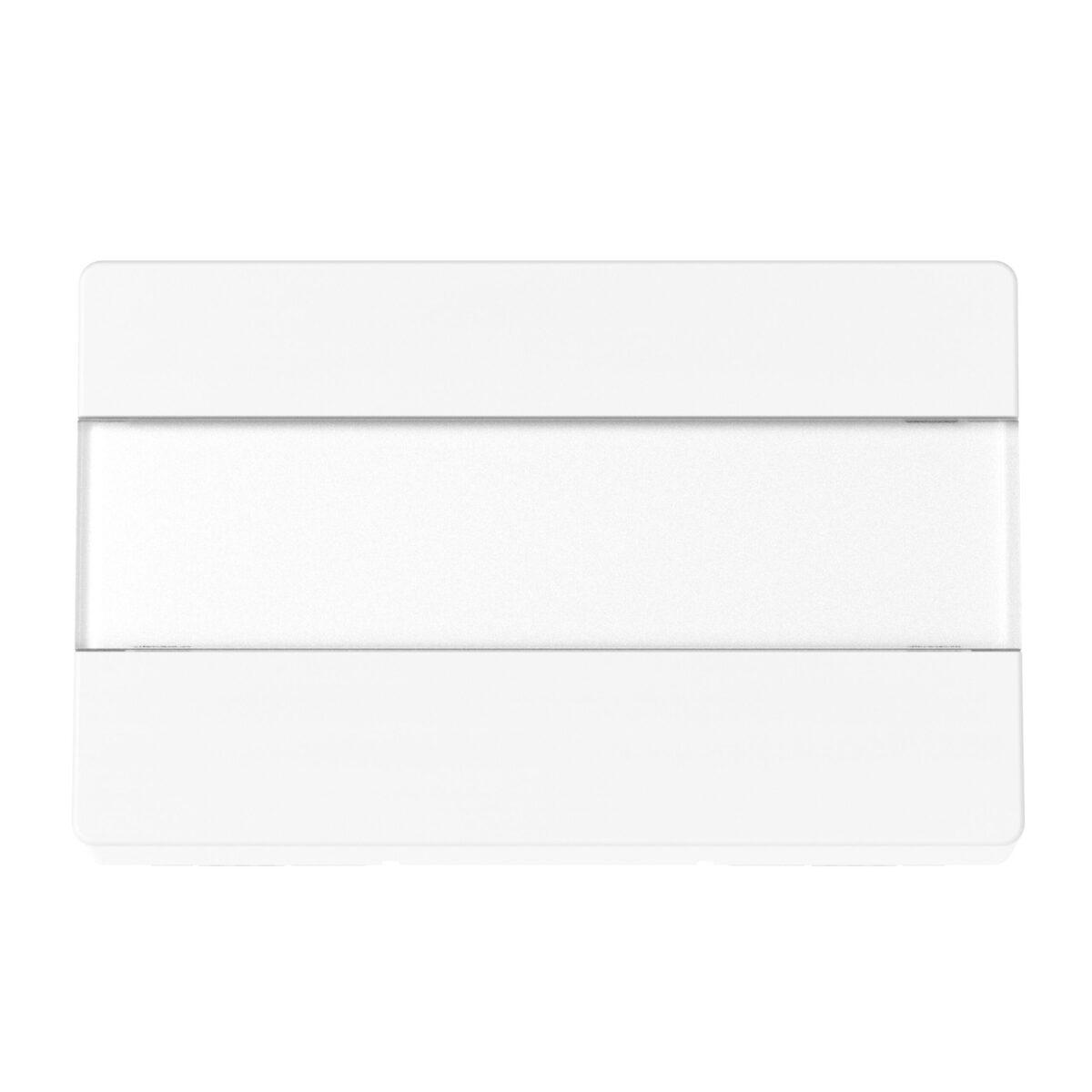 Tasta cu Placuta de Nume Iluminabila 250V Na 10A - 3 Module - Alb Lucios - System Pura
