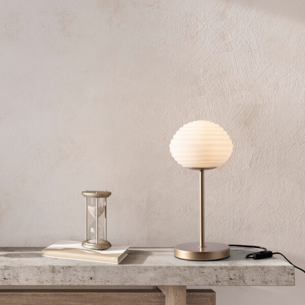 Veioza Allen 5W, Auriu si Sticla, Metal Nova Luce