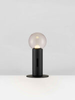 Veioza Chronos 11W 3000K, Negru si Otel, Aluminiu Nova Luce