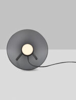 Veioza Esti 16W 3000K, Fumuriu, Nichel fumuriu si Sticla, Aluminiu Nova Luce