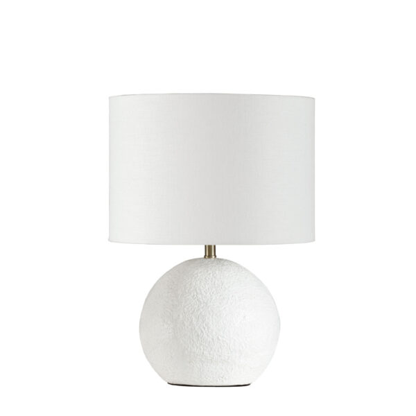 Veioza Ever 12W, Alb si Papier-mache Nova Luce