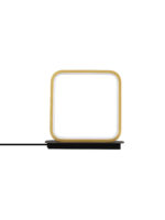 Veioza Imar 13W 3200 K, Negru, Auriu si Otel, Aluminiu Nova Luce