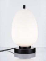 Veioza Lato 5W, Negru, Alb si Sticla, Metal Nova Luce
