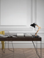Veioza Lila 12W, Negru si Metal, Lemn Nova Luce