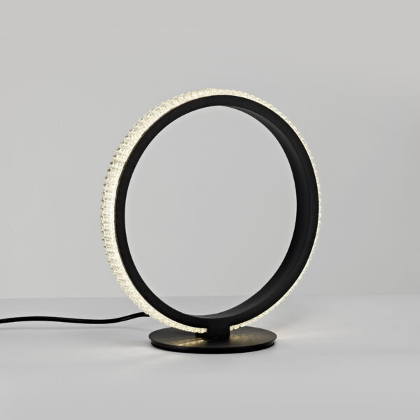 Veioza Nager 11W 3000K, Negru si Aluminiu, Acrilic Nova Luce
