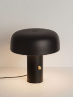 Veioza Noelia 17W 3000K, Negru si Otel, Aluminiu, Acrilic Nova Luce
