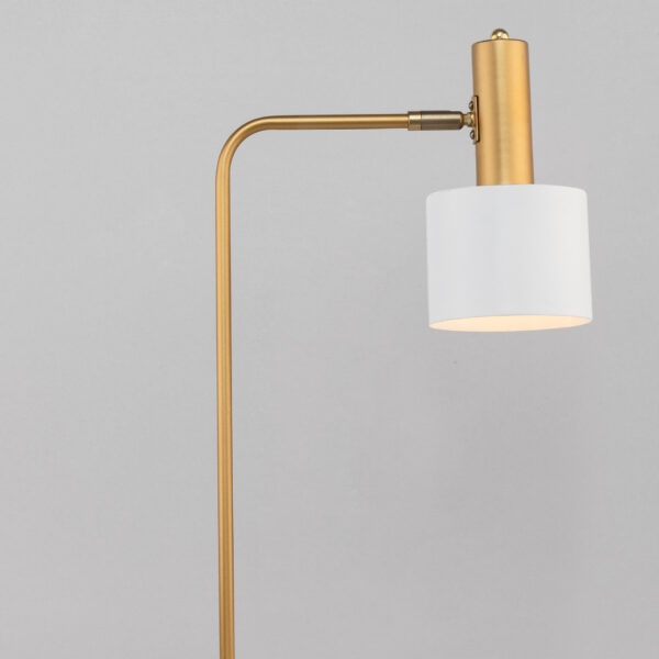 Veioza Paz 12W, Alb, Auriu si Metal Nova Luce