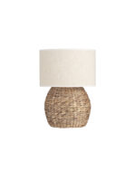 Veioza Umi 12W, Bej si Textil, Ratan Nova Luce