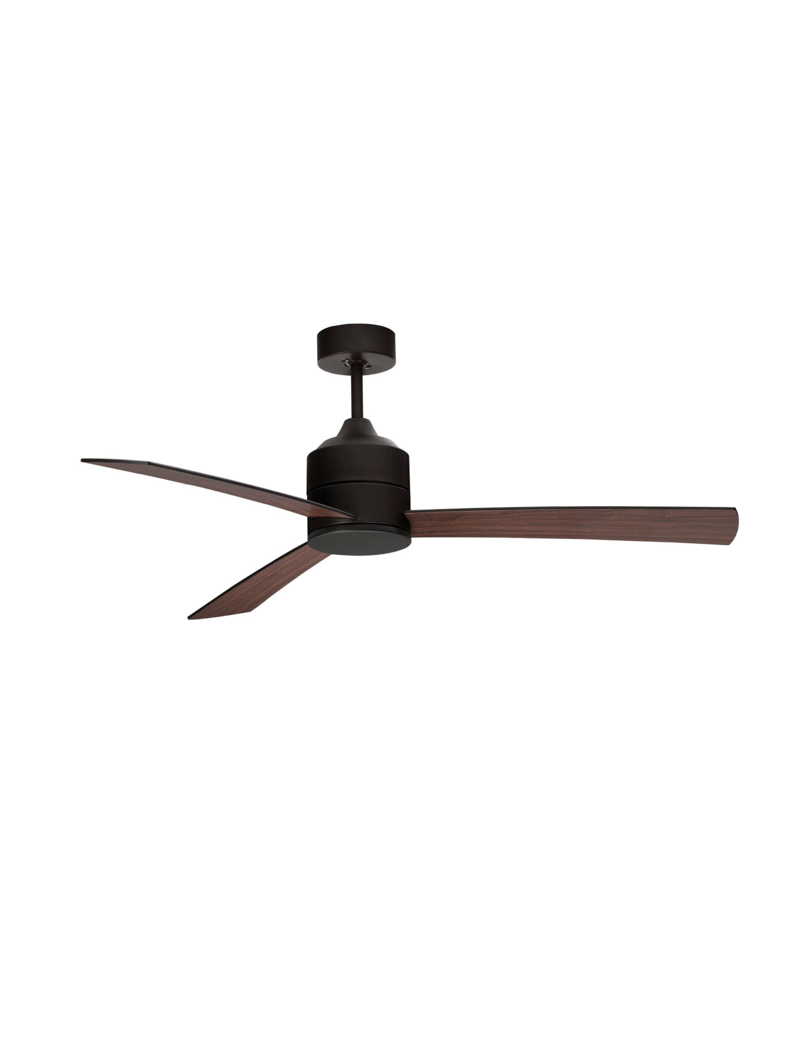 Ventilator de tavan Axel 38W, Negru, Maro si Aluminiu, Placaj Nova Luce