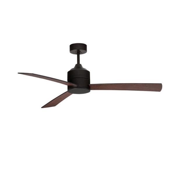 Ventilator de tavan Axel 38W, Negru, Maro si Aluminiu, Placaj Nova Luce