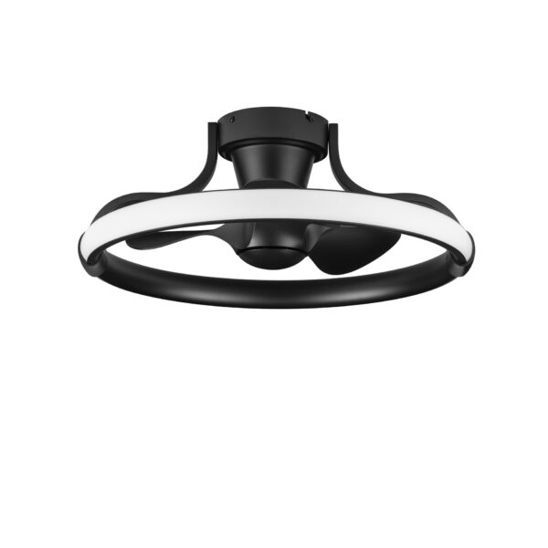 Ventilator de tavan Brevia 36W 3000 | 2700 | 4000 | 6500 K, Negru si Metal, ABS Nova Luce