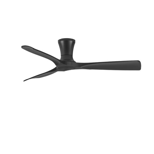 Ventilator de tavan Ichos, Negru si Metal, ABS Nova Luce
