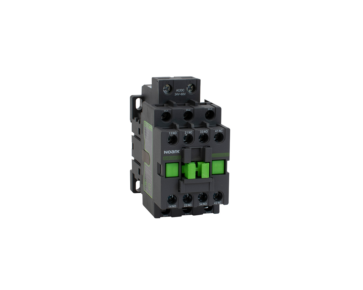 Contactor Noark Ex9C25F  11 3P  24~60V AC/DC, 25 A, 3P, 116303