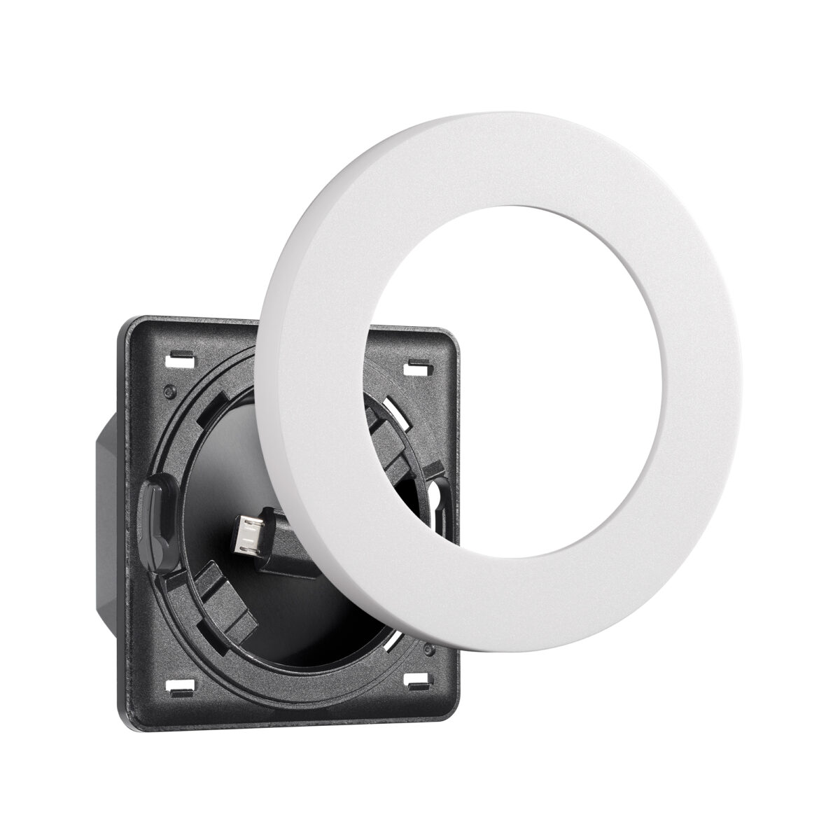 Adaptor Batibox pentru camera de interior Advance Pro alb (2M) Bticino 391956