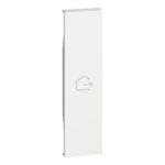 Clapeta iluminabila, 1 modul - simbol IESIRE Pentru dispozitivele articol K4672M2L, K4652M2 si K4652M3 Alb Bticino KW01MHGEN