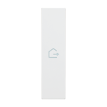 Clapeta iluminabila, 1 modul - simbol IESIRE Pentru dispozitivele articol K4672M2L, K4652M2 si K4652M3 Alb Bticino KW01MHGEN