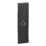 Clapeta iluminabila, 1 modul - simbol INTRARE Pentru dispozitivele articol K4672M2L, K4652M2 si K4652M3 Negru Bticino KG01MHBACK
