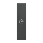 Clapeta iluminabila, 1 modul - simbol INTRARE Pentru dispozitivele articol K4672M2L, K4652M2 si K4652M3 Negru Bticino KG01MHBACK