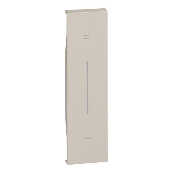Clapeta iluminabila, 1 modul - simbol + si - Pentru dispozitivele articol K4672M2L, K4652M2 si K4652M3 Nisip Bticino KM19MH