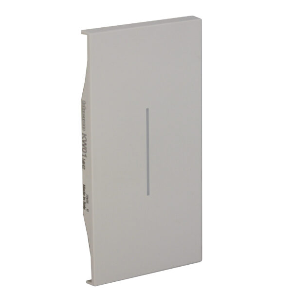 Clapeta iluminabila, 2 module - neutra Pentru dispozitivele articol K4672M2L si articol K4652M2 Alb Bticino KW01MH2