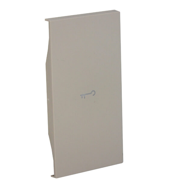Clapeta iluminabila, 2 module - simbol CHEIE Pentru dispozitivele articol K4672M2L si articol K4652M2 Nisip Bticino KM01MH2F