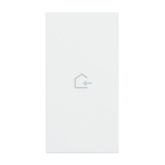 Clapeta iluminabila, 2 module - simbol INTRARE Pentru dispozitivele articol K4672M2L si articol K4652M2 Alb Bticino KW01MH2BACK