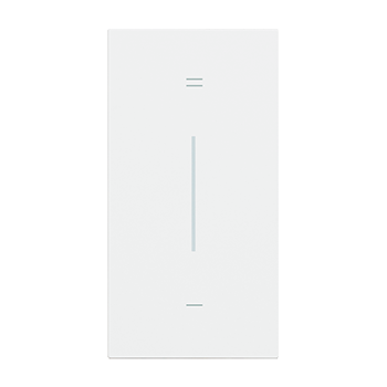 Clapeta iluminabila, 2 module - simbol + si - Pentru dispozitivele articol K4672M2L si articol K4652M2 Alb Bticino KW19MH2