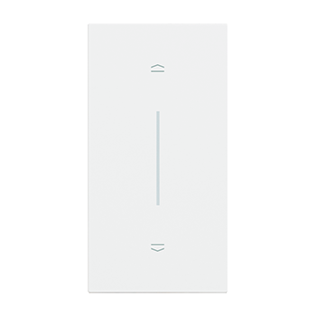 Clapeta iluminabila, 2 module - simbol SUS/JOS Pentru dispozitivele articol K4672M2S si K4652M2 Alb Bticino KW05MH2