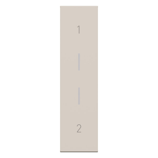 Clapeta Living Now 1-2 compatibila cu mecanismele MyHome & KNX - Nisip Bticino KMM23MH