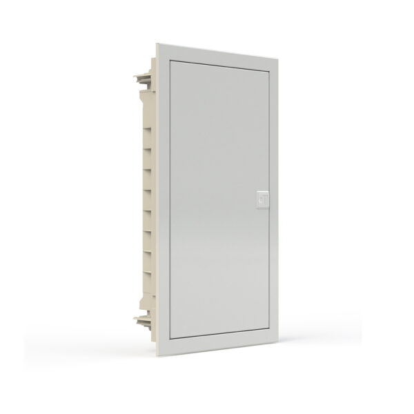 Cofret de distributie cu usa alba din table plata Noark PMF 36, 107103