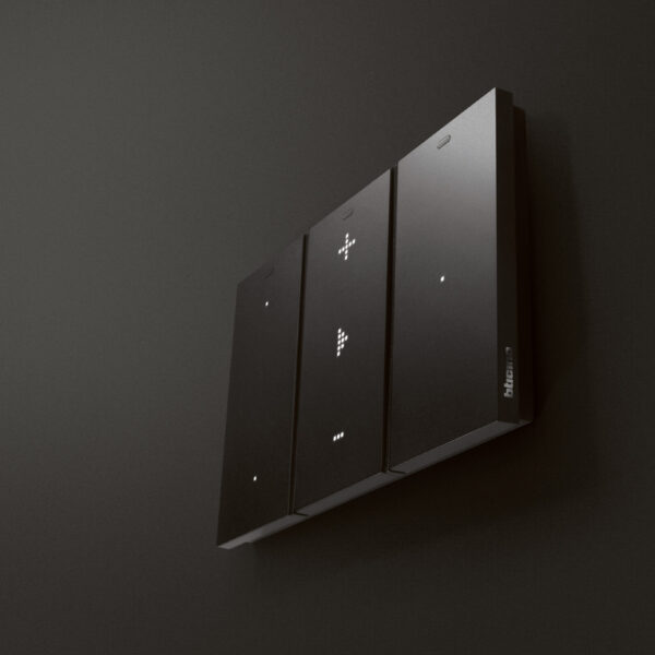 Comanda digitala tactila pentru gestionarea functiilor de lumina ON/OFF - 1 modul Negru Bticino KG8010