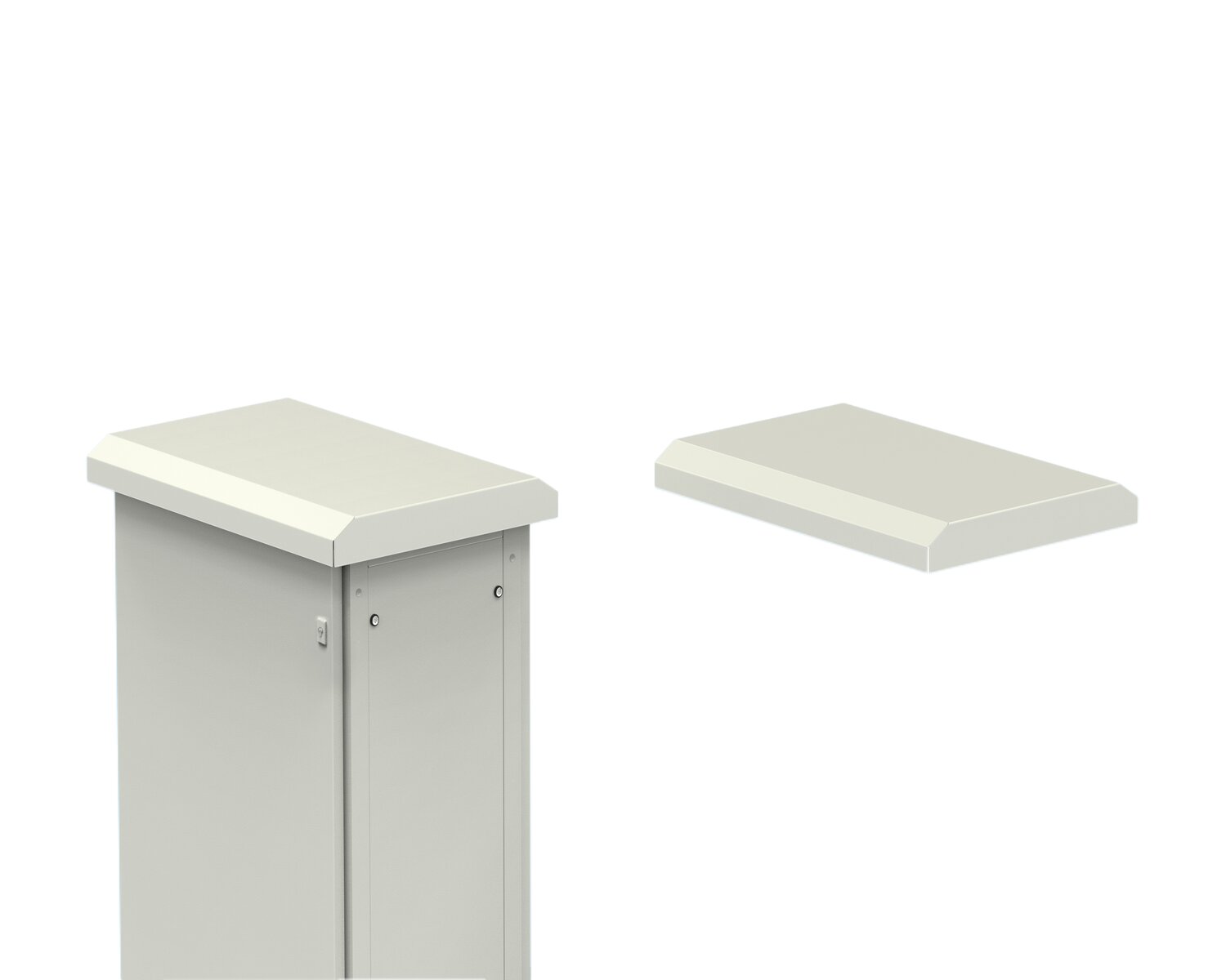 Copertină protecție ploaie pentru dulap l=600mm Noark RC SHA 60 40, 111014