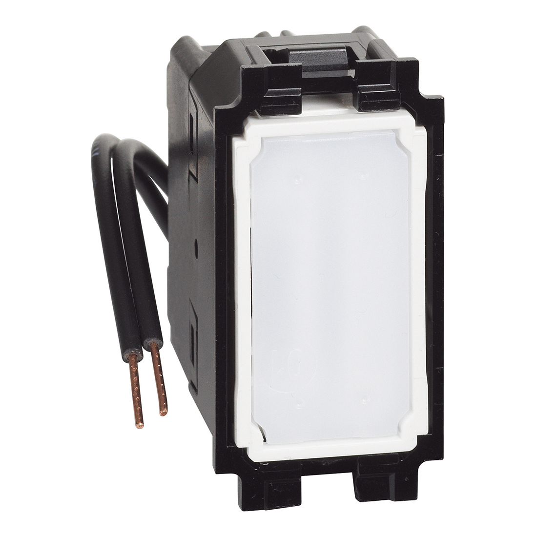 Intrerupator cap cruce cu LED Alb 1P 10 AX, 250 Vac Bticino K4004L