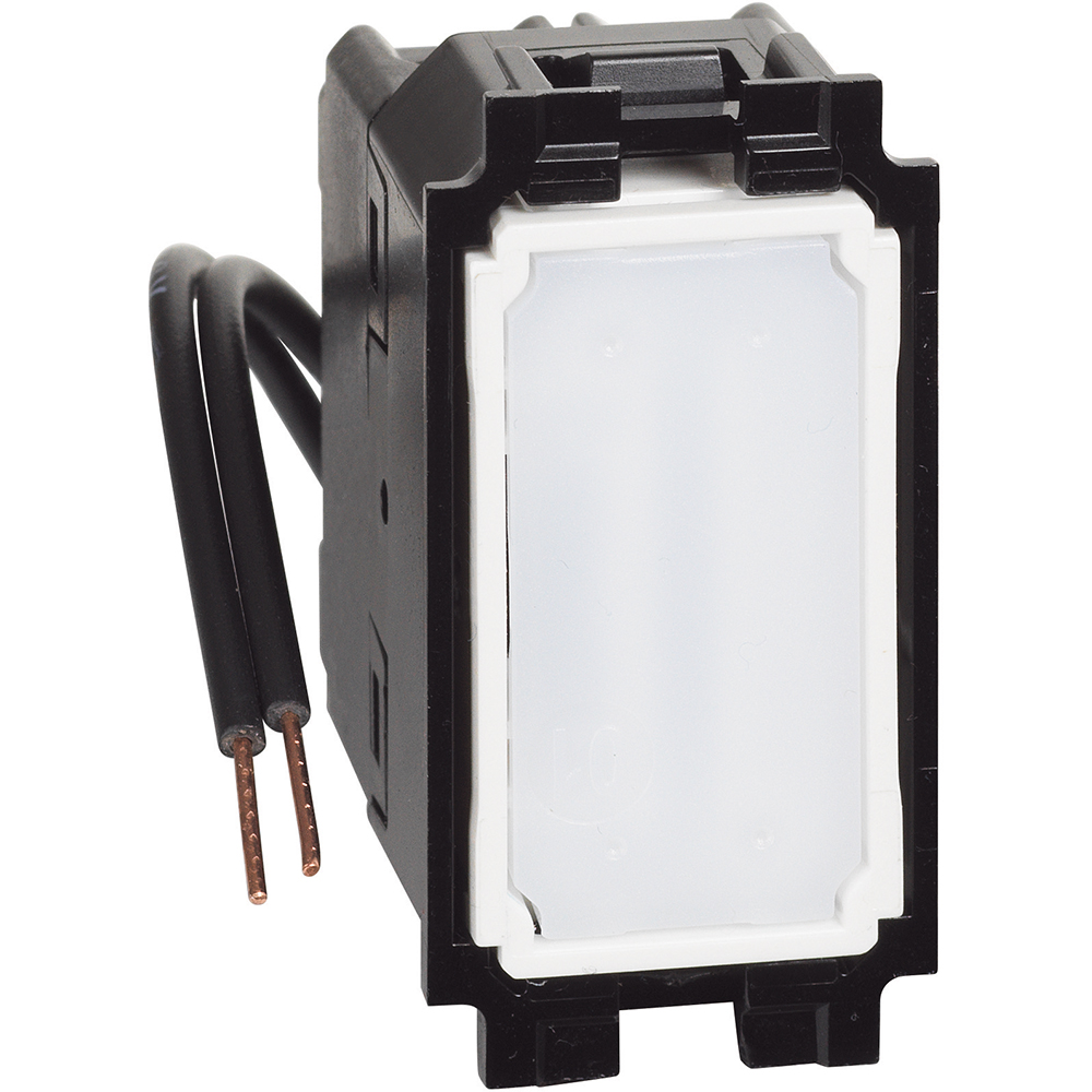 Intrerupator cap cruce cu LED Albastru 1P 10 AX, 250 Vac Bticino K4004LB