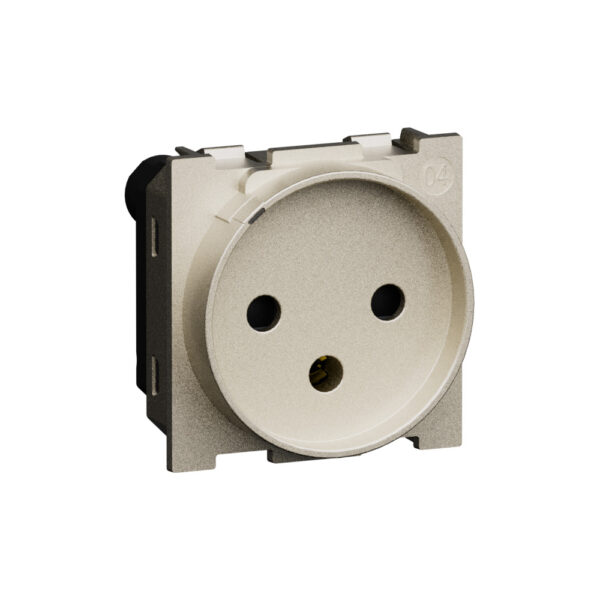Priza standard Israelian 2 P+E 10/16 A 250 Va.c. 2 module Bticino KC4183