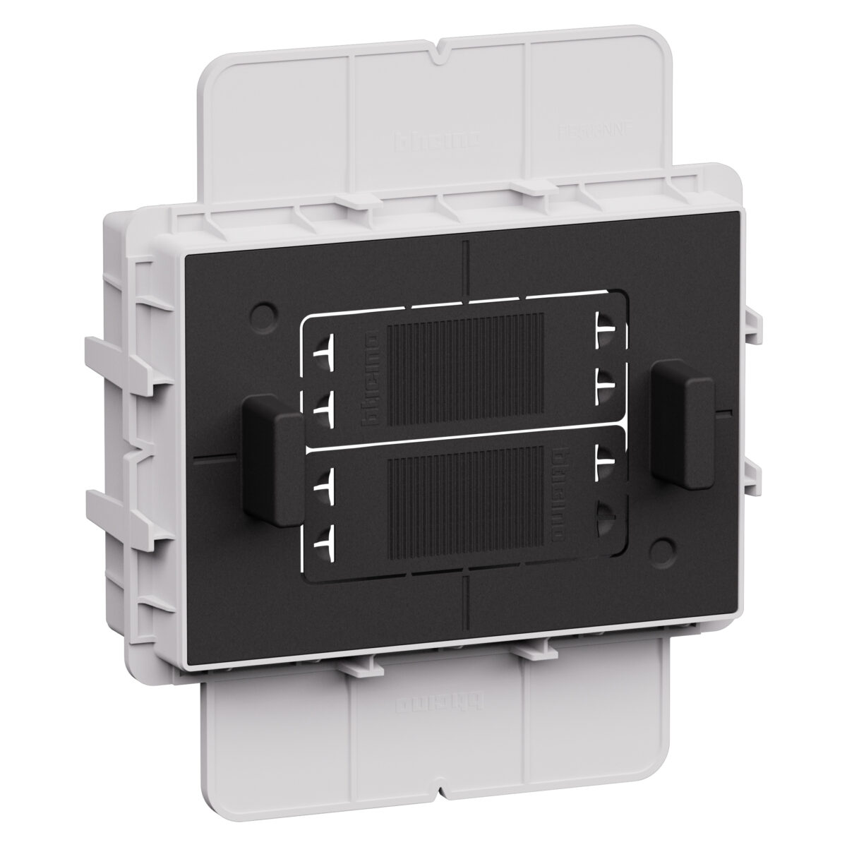Suport pentru doza 3 module montaj rigips la fata Bticino PB503NNF Suport pentru doza 3 module montaj rigips la fata Bticino PB503NNF