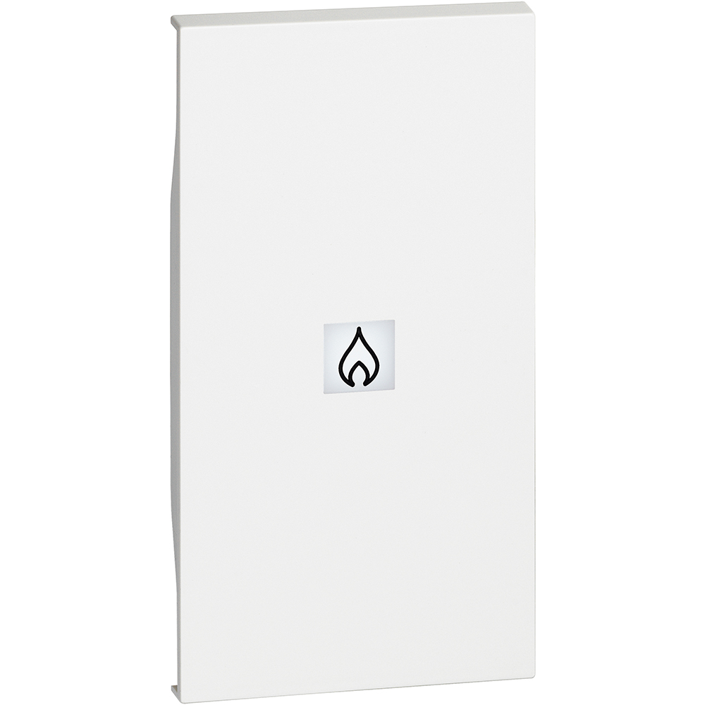 Tasta intrerupator cu simbol iluminare incalzire 2 module Bticino KW01M2PN