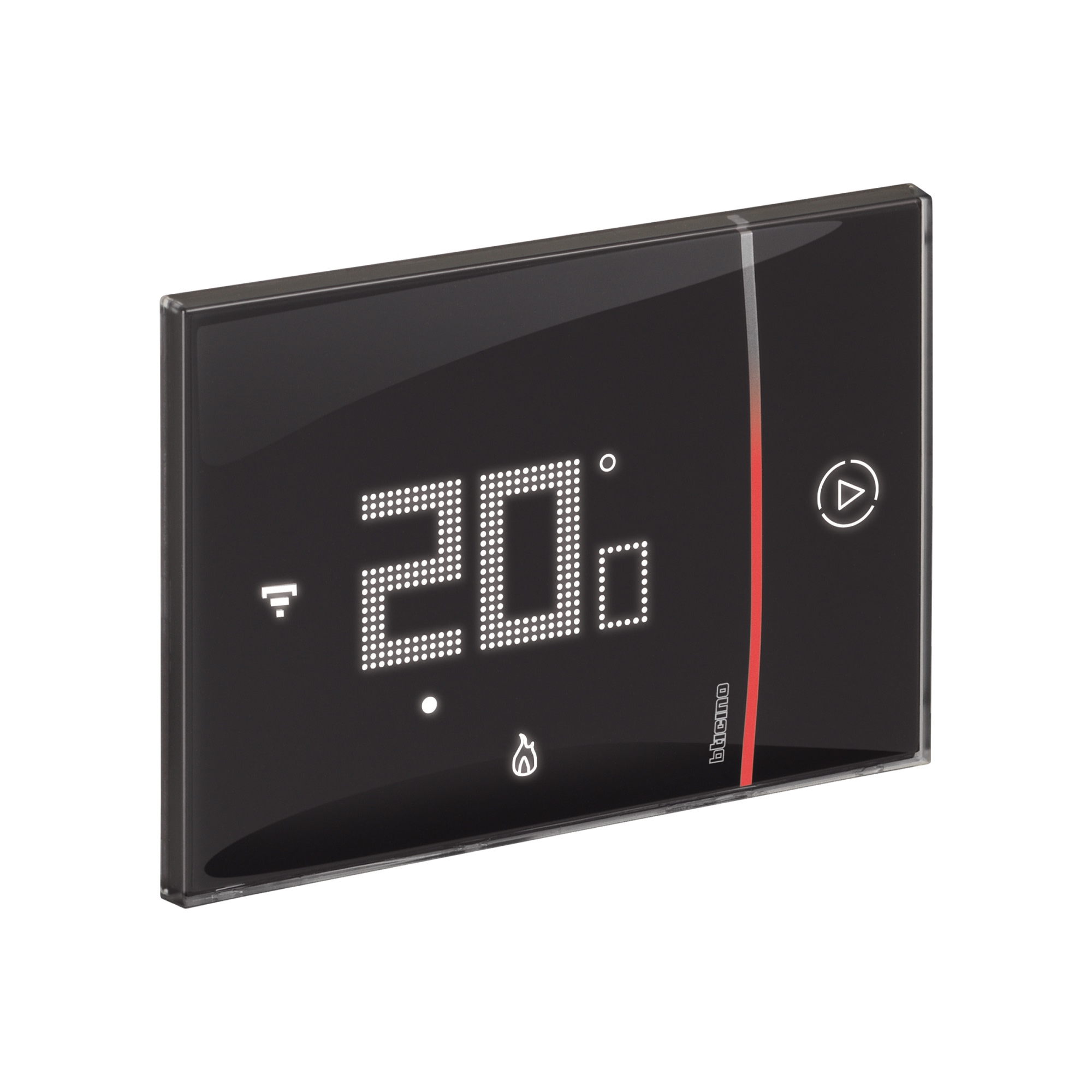 Termostat conectat Smarther with Netatmo – finisaj negru, versiune incastrata Bticino XG8002